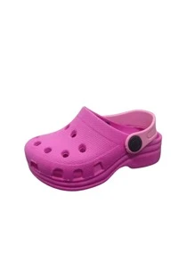 Kids Clogs - 玫紅色 - 查看 3