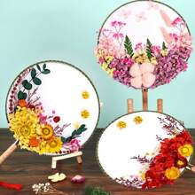 5-10pcs/Box Preserved Flowers/Photo Frame Decor Flowers - In Stock, Suitable For Christmas Decoration And Home Decor