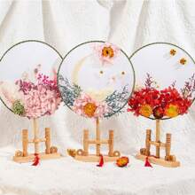 5-10pcs/Box Preserved Flowers/Photo Frame Decor Flowers - In Stock, Suitable For Christmas Decoration And Home Decor