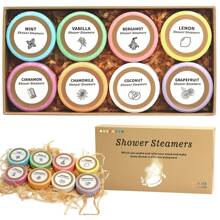 Shower Steamers Aromatherapy 8pcs Gift Set Bath Bombs For Mom And Loved Ones, With Essential Oils, For Home Spa And Self-care, Mother's Day, Birthday Gift For Men & Women