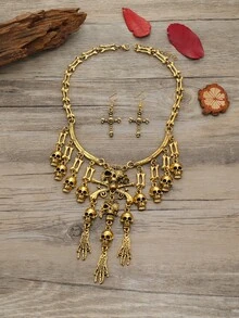 女士首飾套裝 - 銅色 - 查看 1