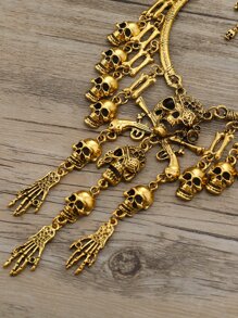 女士首飾套裝 - 銅色 - 查看 5