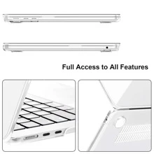 1 funda transparente para portátil Tecool para Air 15 A2941 M2 - transparente - Ver 6