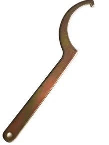 金屬摩托車工具減震器暫停工具C扳手扳手手掌工具鉤兼容本田自行車 - 金色 - 查看 6