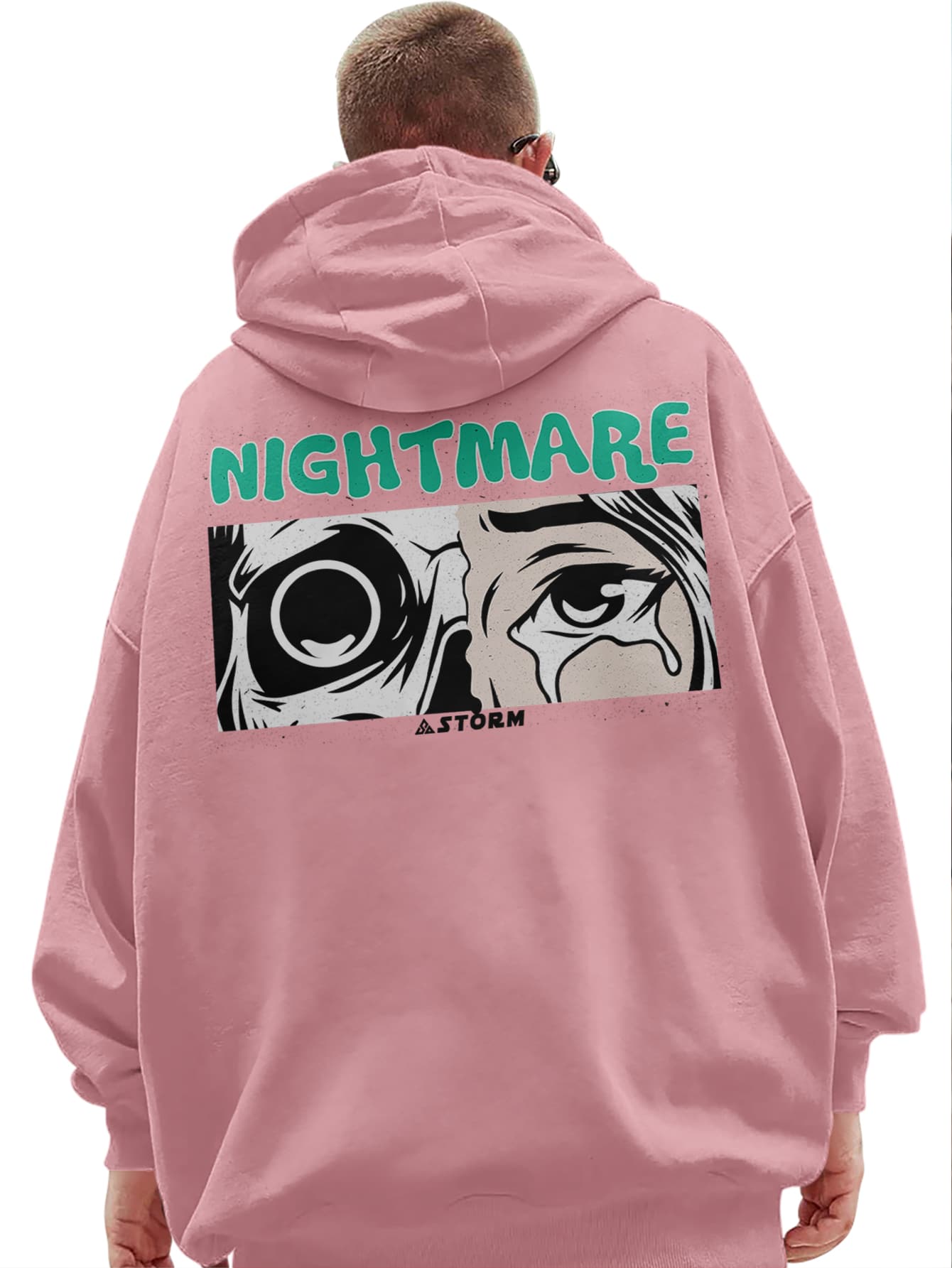 Men Sweatshirts - 淺粉色 - 查看 1