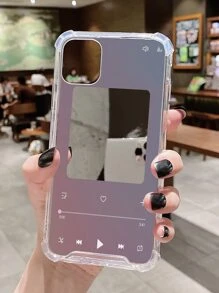 愛心圖案鏡面手機殼 - 彩色 - 查看 4