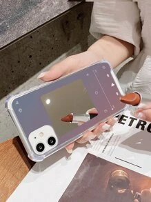 愛心圖案鏡面手機殼 - 彩色 - 查看 2