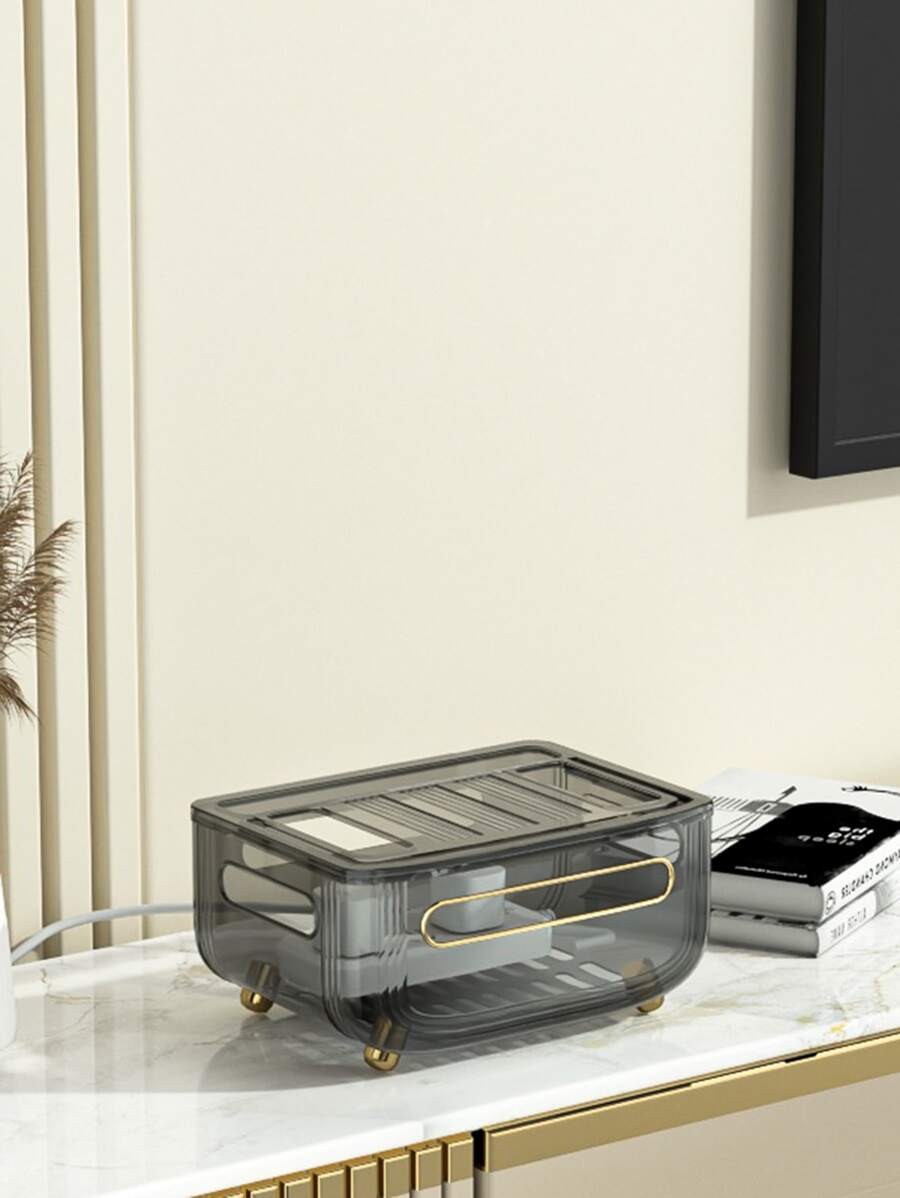 Desktop router storage plastic wireless wifi router box router shelf