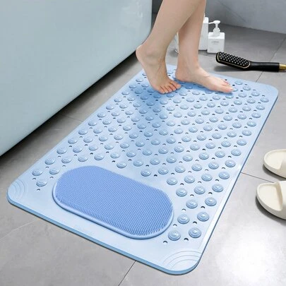 廁所&淋浴清潔刷帶按摩器,浴室防滑&防摔地墊
