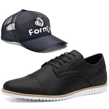 Men Loafers - Đen và trắng - Xem 1