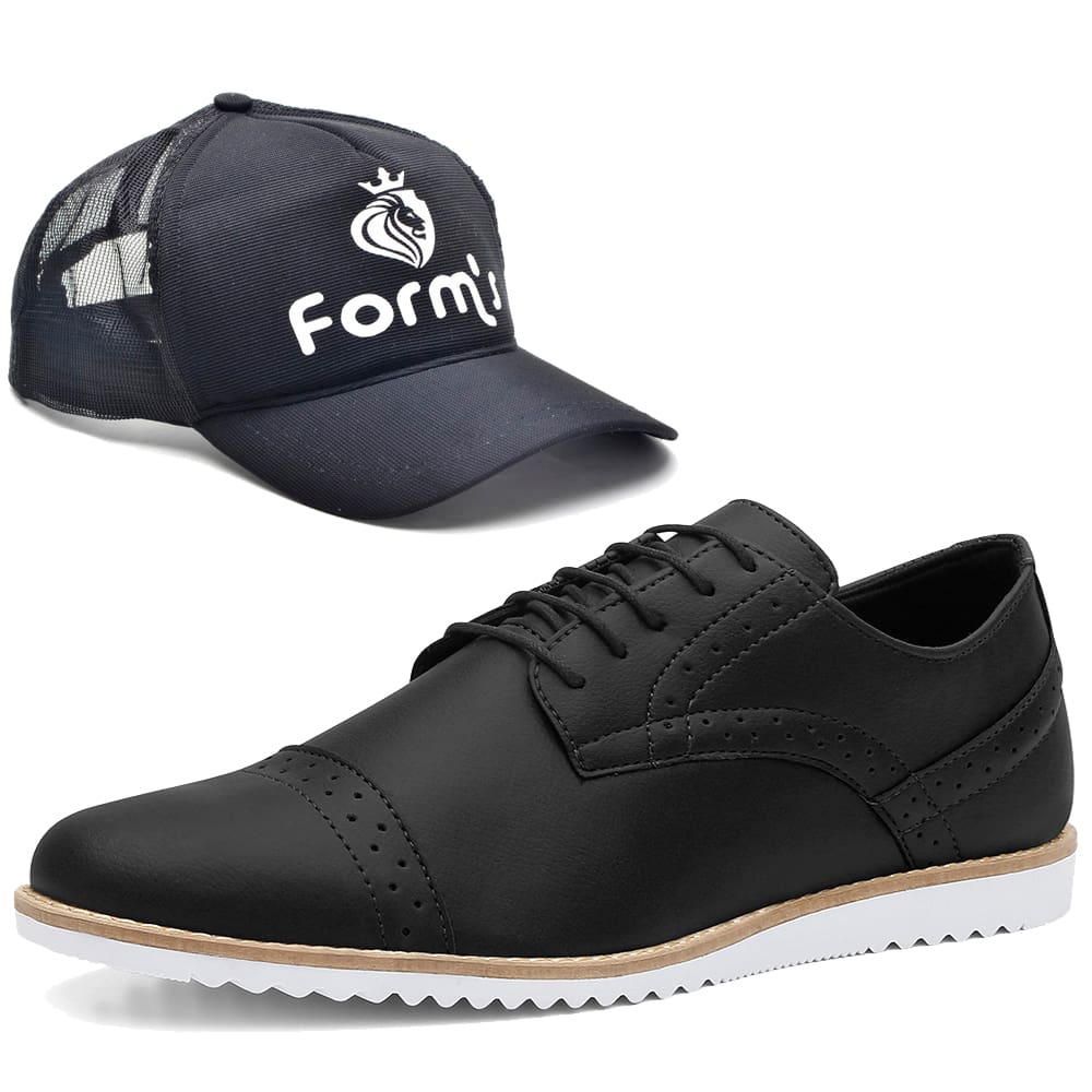 Men Loafers - Đen và trắng - Xem 1