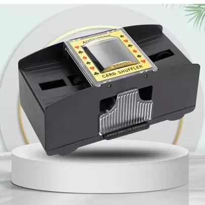 1pc Shuffler For 2 Decks Of Black Plastic Playing Cards,Adult Party Games Suitable For Halloween/Christmas/Thanksgiving