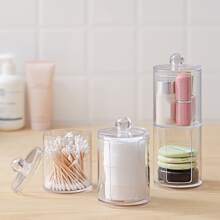 1 Bộ Hộp đựng đồ bằng nhựa acrylic hình tròn, có thể xếp chồng lên nhau, trong suốt, dùng để đựng bông tẩy trang, trang trí phòng ngủ, phòng tắm, nhà cửa, phòng màu hồng, đồ dùng du lịch, túi quà tặng, quà tặng cho mẹ, bố, nam giới, bạn bè, giáo viên, sinh nhật, đám cưới, bàn làm việc, kệ, phụ kiện, hộp quà, quà tặng ngộ nghĩnh, túi đựng đồ, túi trang điểm, túi đựng đồ vệ sinh cá nhân, hộp đựng đồ trên bàn làm việc, túi đựng mỹ phẩm, túi đựng đồ trang điểm, hộp đựng đồ trang điểm, phụ kiện bàn trang điểm, túi đựng đồ trang điểm, túi đựng trang điểm, hộp đựng trang sức, túi nhỏ, hộp đựng cọ trang điểm, hộp đựng nước hoa, túi đựng đồ, trang trí phòng. - Trong sáng - Xem 6
