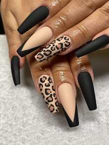 1張5d豹紋膠帶美甲貼紙貼花,美甲diy配件,美甲貼紙美甲膠帶貼花,適合做美甲設計,送給朋友的禮物 - 彩色 - 查看 3