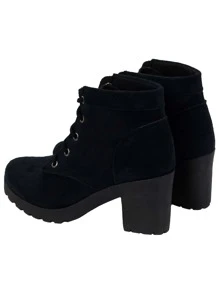 Women Fashion Boots - Black - View 4