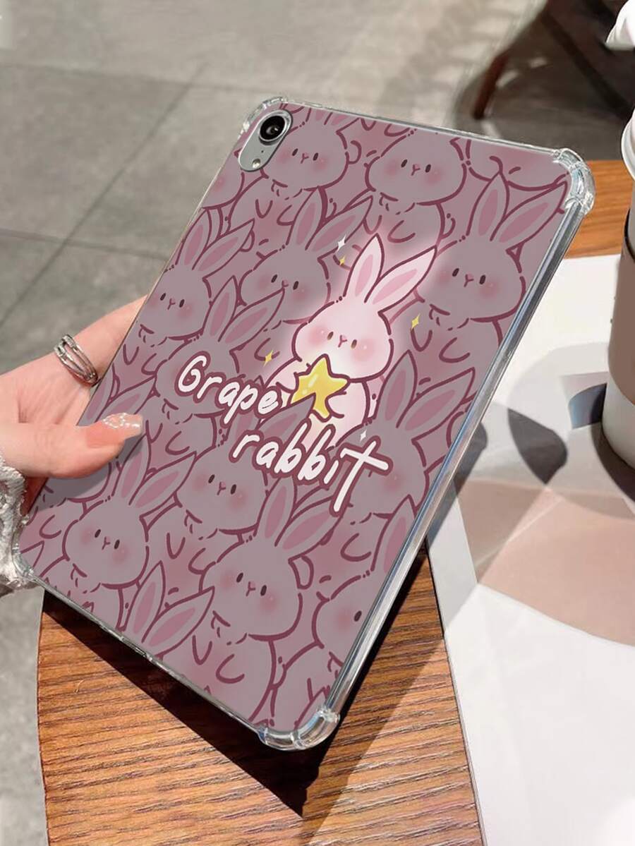 Phim hoạt hình thỏ in Trong sáng Hộp đựng Pad - Nhiều màu - Xem 1