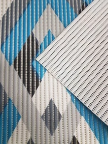 Mat - Blue and White - View 2