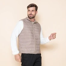 Men Down Coats - 米色 - 查看 3