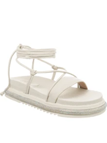 Stessy Shoes Women Flat Sandals - 白色 - 查看 2