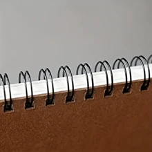 1入組素描本A4尺寸21.6cmX繪圖紙墊帶超厚&光滑表面,適用於藝術繪畫和素描 - 彩色 - 查看 3