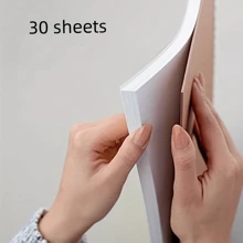 1入組素描本A4尺寸21.6cmX繪圖紙墊帶超厚&光滑表面,適用於藝術繪畫和素描 - 彩色 - 查看 5