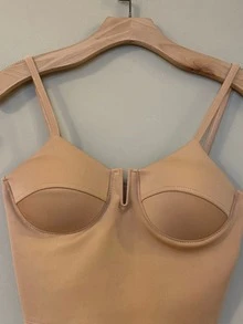 Women Tank Tops & Camis - Khaki - View 3