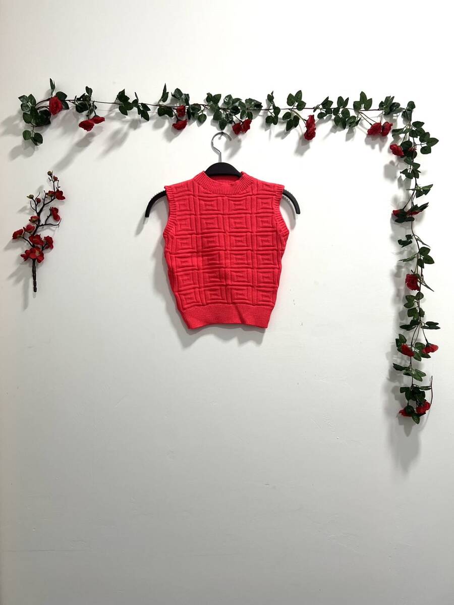 Women Tank Tops & Camis - 亮橙色 - 查看 1