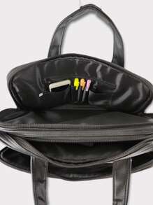 Men Briefcase - Negro - Ver 6