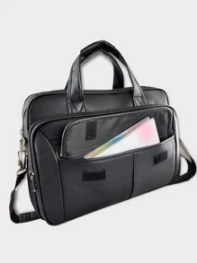 Men Briefcase - Negro - Ver 8