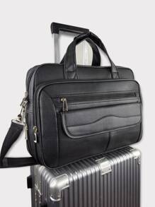 Men Briefcase - Negro - Ver 4