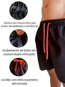 Men Shorts - 오렌지 - 보기 5
