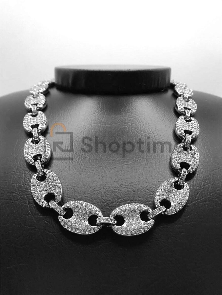 Men's Pendant Necklaces - 銀色 - 查看 1