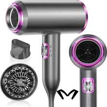 Secador de pelo con difusor - Negro - Ver 4