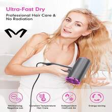 Secador de pelo con difusor - Negro - Ver 5