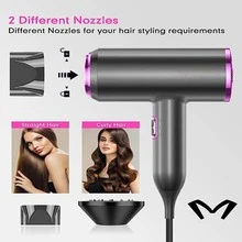 Secador de pelo con difusor - Negro - Ver 3