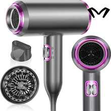 Secador de pelo con difusor - Negro - Ver 2