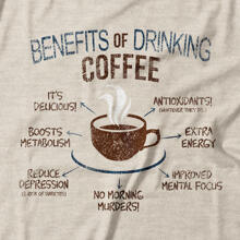 Camiseta Coffee Benefits Studio Geek Casual Mescla Banana