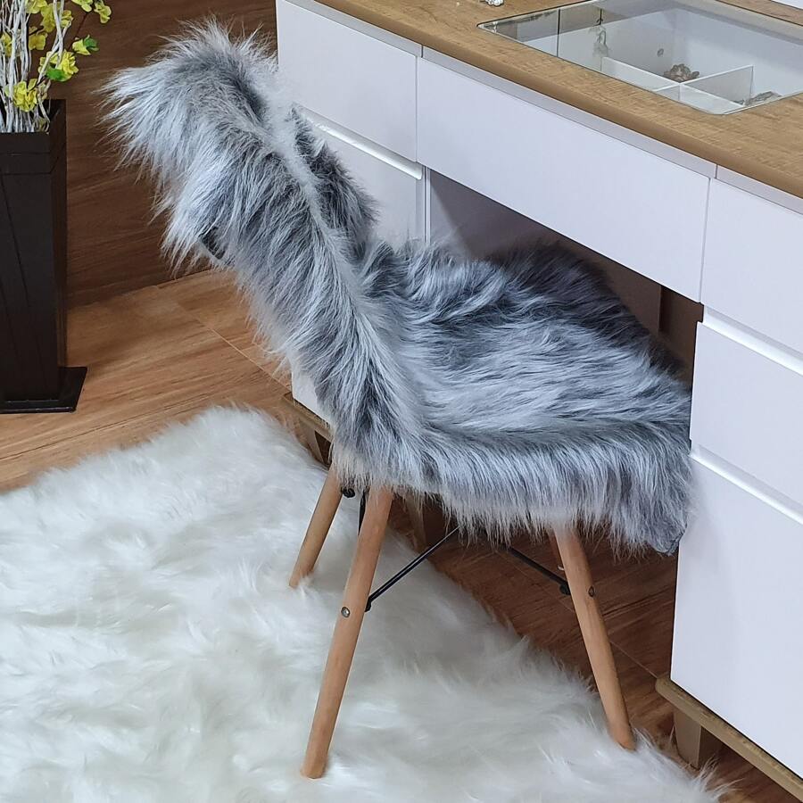 Tapete Peludo Para Fotos E Cenários Da Moda Roupas 80x50cm