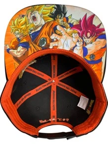 Kboom Caps Gorra DBS Logo Placa Métalica DBS03 - Naranja - Ver 4