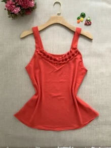 Women Tank Tops & Camis - 橘色 - 查看 1