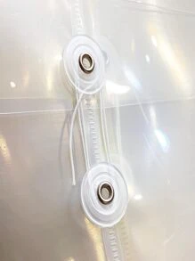 12 Sobres Folder Oficio Carpeta Plastificada para Documentos Escuela Oficina y Hogar - Blanco - Ver 3