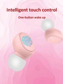 Fone de ouvido sem fio redução de ruído compatível com bluetooth Mi Airdots pro3 - Rosa chiclete - Visão 2