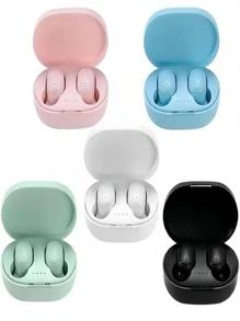 Fone de ouvido sem fio redução de ruído compatível com bluetooth Mi Airdots pro3 - Rosa chiclete - Visão 4