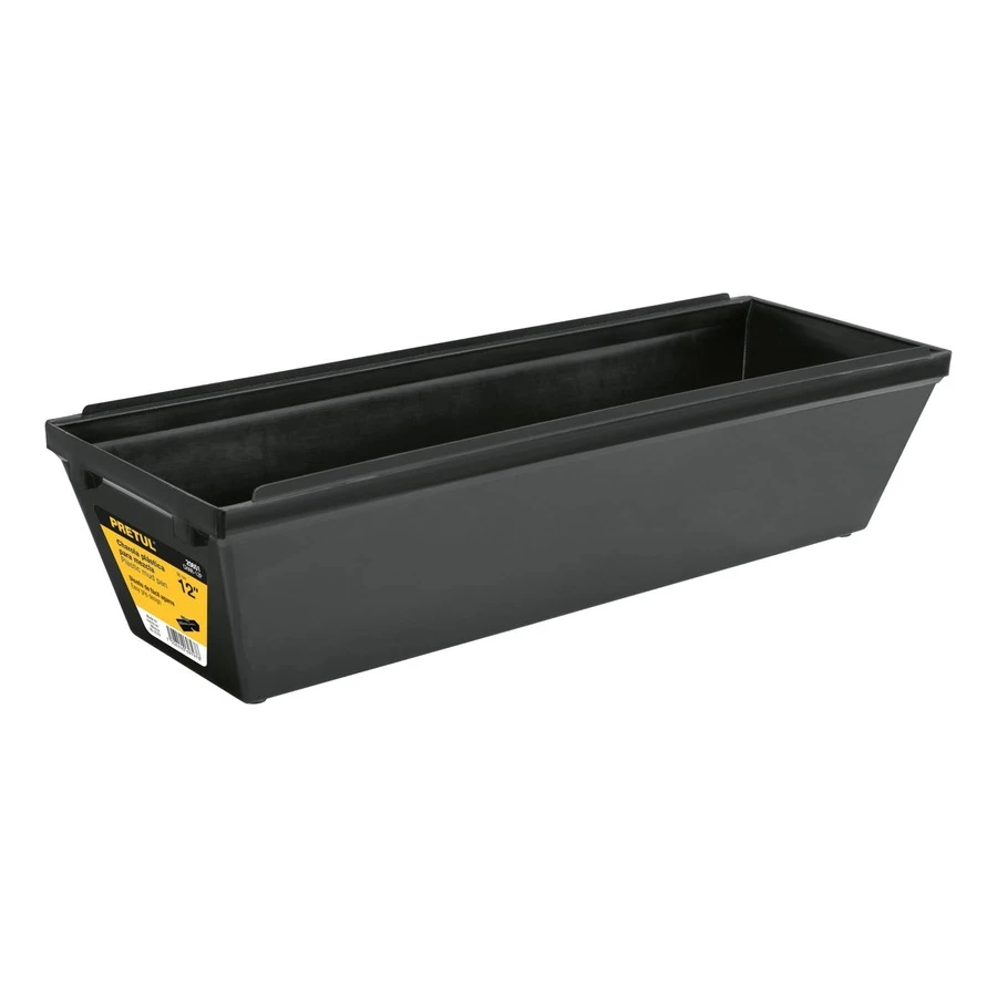 12' Plastic Mixing Tray, Pretul CHAR-12P 20651 - 黑色 - 查看 1