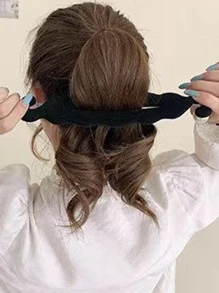 1个女士海绵发髻器，美发造型工具，发饰