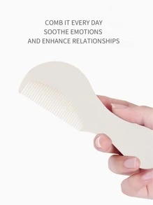 Set de 2 peines suaves para bebé - Blanco - Ver 5