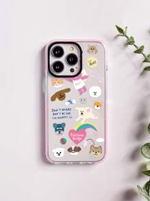 Cartoon Graphic Clear Phone Case