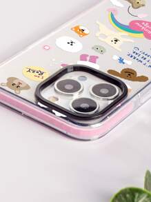 Cartoon Graphic Clear Phone Case