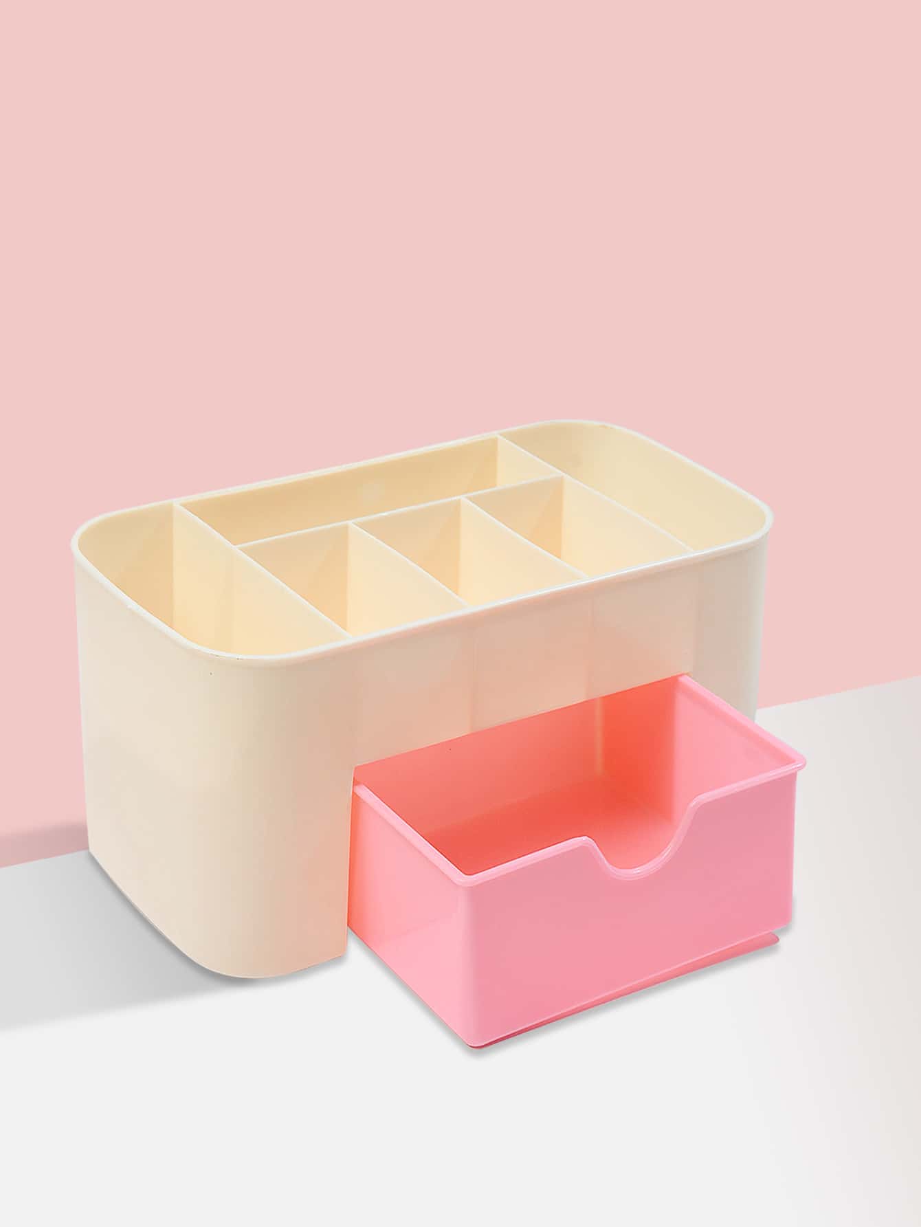 Nghệ thuật làm Móng Công cụ Hộp trữ , Bàn Hộp đựng , Nhiều Lớp Ngăn đựng bút Hộp bút chì , Dụng cụ làm móng Lưu trữ Bộ dụng cụ - Hồng - Xem 1