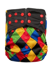 Bamboo Charcoal Pocket Waterproof Cloth Diaper - one-size - View 2